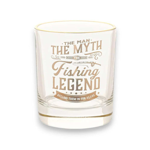 Picture of LEGEND TUMBLER GLASS - FISHING LEGEND
